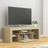Kép 7/11 - Sonoma tölgy színű TV-szekrény LED-lámpákkal 120 x 35 x 40 cm