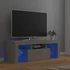 Kép 1/11 - Betonszürke TV-szekrény LED-lámpákkal 120 x 35 x 40 cm