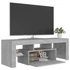 Kép 8/11 - Betonszürke TV-szekrény LED-lámpákkal 120 x 35 x 40 cm