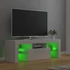 Kép 10/11 - Magasfényű fehér TV-szekrény LED-lámpákkal 120 x 35 x 40 cm