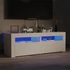 Kép 1/11 - Fehér TV-szekrény LED-lámpákkal 120 x 35 x 40 cm