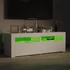 Kép 3/11 - Fehér TV-szekrény LED-lámpákkal 120 x 35 x 40 cm