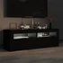 Kép 5/11 - Fekete TV-szekrény LED-lámpákkal 120 x 35 x 40 cm