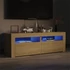 Kép 1/11 - Sonoma tölgy színű TV-szekrény LED-lámpákkal 120 x 35 x 40 cm