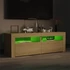 Kép 3/11 - Sonoma tölgy színű TV-szekrény LED-lámpákkal 120 x 35 x 40 cm