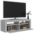 Kép 6/11 - Betonszürke TV-szekrény LED-lámpákkal 120 x 35 x 40 cm