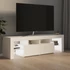 Kép 4/11 - Fehér TV-szekrény LED-lámpákkal 140 x 36,5 x 40 cm