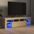 Kép 1/11 - Sonoma tölgy színű TV-szekrény LED-lámpákkal 140 x 36,5 x 40 cm
