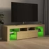 Kép 5/11 - Sonoma tölgy színű TV-szekrény LED-lámpákkal 140 x 36,5 x 40 cm