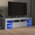Kép 1/11 - Betonszürke TV-szekrény LED-lámpákkal 140 x 36,5 x 40 cm