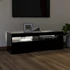Kép 3/11 - Fekete TV-szekrény LED-lámpákkal 120 x 35 x 40 cm