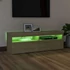 Kép 5/11 - Sonoma tölgy színű TV-szekrény LED-lámpákkal 120 x 35 x 40 cm