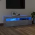Kép 1/11 - Betonszürke TV-szekrény LED-lámpákkal 120 x 35 x 40 cm