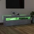 Kép 5/11 - Betonszürke TV-szekrény LED-lámpákkal 120 x 35 x 40 cm