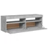 Kép 6/11 - Betonszürke TV-szekrény LED-lámpákkal 120 x 35 x 40 cm