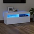 Kép 1/11 - Fehér TV-szekrény LED-lámpákkal 90 x 35 x 40 cm