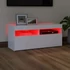 Kép 5/11 - Fehér TV-szekrény LED-lámpákkal 90 x 35 x 40 cm