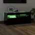 Kép 4/11 - Fekete TV-szekrény LED-világítással 90x35x40 cm