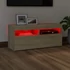 Kép 5/11 - Sonoma tölgy színű TV-szekrény LED-világítással 90 x 35 x 40 cm