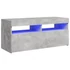 Kép 2/11 - Betonszürke TV-szekrény LED-világítással 90 x 35 x 40 cm