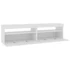 Kép 8/11 - 2 db fehér TV-szekrény LED-világítással 75 x 35 x 40 cm