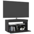 Kép 6/11 - Fekete TV-szekrény LED-világítással 75 x 35 x 40 cm