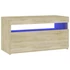 Kép 7/11 - Sonoma tölgy színű TV-szekrény LED-világítással 75 x 35 x 40 cm