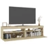 Kép 3/11 - 2 db sonoma tölgy színű TV-szekrény LED-ekkel 75 x 35 x 40 cm