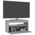 Kép 3/11 - Betonszürke TV-szekrény LED-világítással 75 x 35 x 40 cm