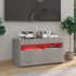 Kép 6/11 - Betonszürke TV-szekrény LED-világítással 75 x 35 x 40 cm