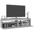 Kép 3/11 - 2 db betonszürke TV-szekrény LED-világítással 75 x 35 x 40 cm