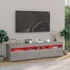 Kép 6/11 - 2 db betonszürke TV-szekrény LED-világítással 75 x 35 x 40 cm