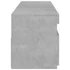Kép 10/11 - 2 db betonszürke TV-szekrény LED-világítással 75 x 35 x 40 cm