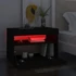 Kép 5/11 - Fekete TV-szekrény LED-lámpákkal 60 x 35 x 40 cm