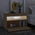 Kép 4/11 - Sonoma tölgy színű TV-szekrény LED-lámpákkal 60 x 35 x 40 cm