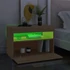 Kép 5/11 - Sonoma tölgy színű TV-szekrény LED-lámpákkal 60 x 35 x 40 cm