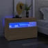Kép 7/11 - Sonoma tölgy színű TV-szekrény LED-lámpákkal 60 x 35 x 40 cm