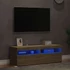Kép 4/11 - 2 db sonoma tölgy színű TV-szekrény LED-lámpákkal 60x35x40 cm