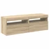 Kép 6/11 - 2 db sonoma tölgy színű TV-szekrény LED-lámpákkal 60x35x40 cm