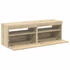 Kép 7/11 - 2 db sonoma tölgy színű TV-szekrény LED-lámpákkal 60x35x40 cm