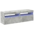 Kép 6/11 - 2 db betonszürke TV-szekrény LED-lámpákkal 60 x 35 x 40 cm
