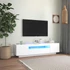 Kép 1/11 - Fehér TV-szekrény LED-lámpákkal 160 x 35 x 40 cm
