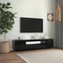 Kép 5/11 - Fekete TV-szekrény LED-lámpákkal 160 x 35 x 40 cm