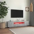 Kép 3/11 - Betonszürke TV-szekrény LED-lámpákkal 160 x 35 x 40 cm