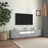 Kép 4/11 - Betonszürke TV-szekrény LED-lámpákkal 160 x 35 x 40 cm