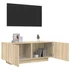 Kép 1/11 - Sonoma tölgyszínű szerelt fa TV-szekrény 100 x 35 x 40 cm