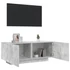 Kép 1/11 - Betonszürke szerelt fa TV-szekrény 100x35x40 cm