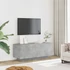 Kép 3/11 - Betonszürke szerelt fa TV-szekrény 100x35x40 cm