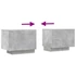 Kép 8/11 - Betonszürke szerelt fa TV-szekrény 100x35x40 cm