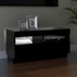 Kép 5/11 - Fekete TV-szekrény LED-lámpákkal 80 x 35 x 40 cm
